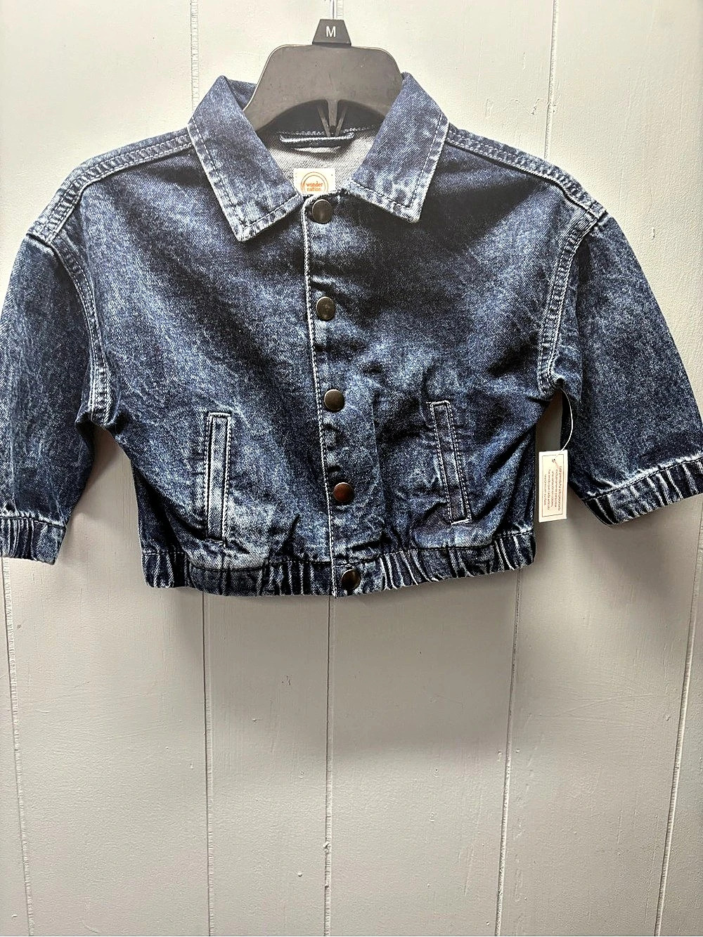 Wonder Nation Women's Denim Jacket in Blue Size Medium NWT